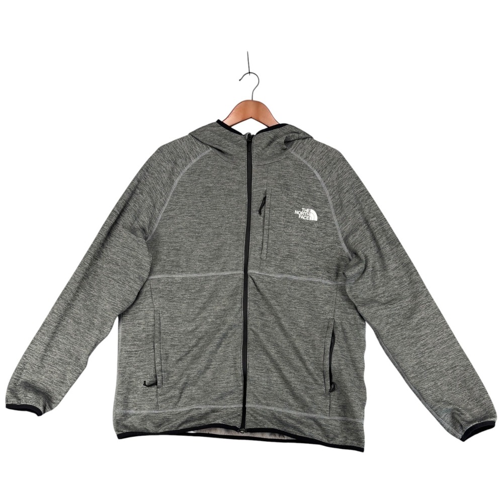 The North Face Canyonlands Hoodie Mens XL Gray Fleece Full Zip Jacket Gorpcore